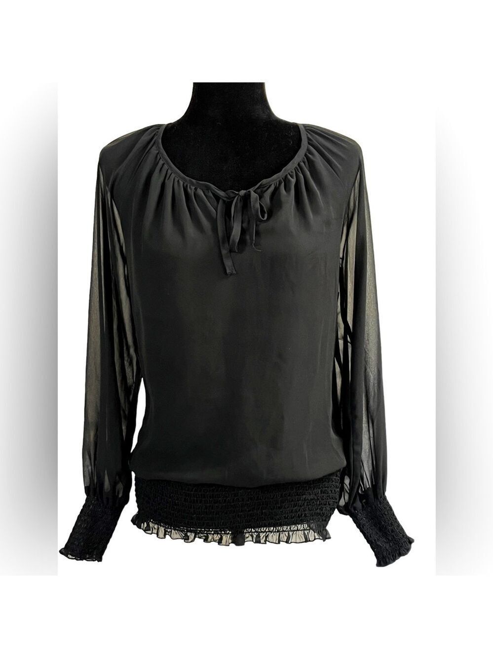 Vero Moda Halstons Black Long Sleeve Top